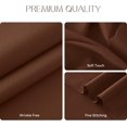 thumbnail image 4 of Rectangle Tablecloth - Waterproof and Wrinkle Resistant Washable Polyester Table Cloth for Kitchen Dining/Party/Wedding Indoor and Outdoor Use (60 x 120 inch, Chocolate), 4 of 6