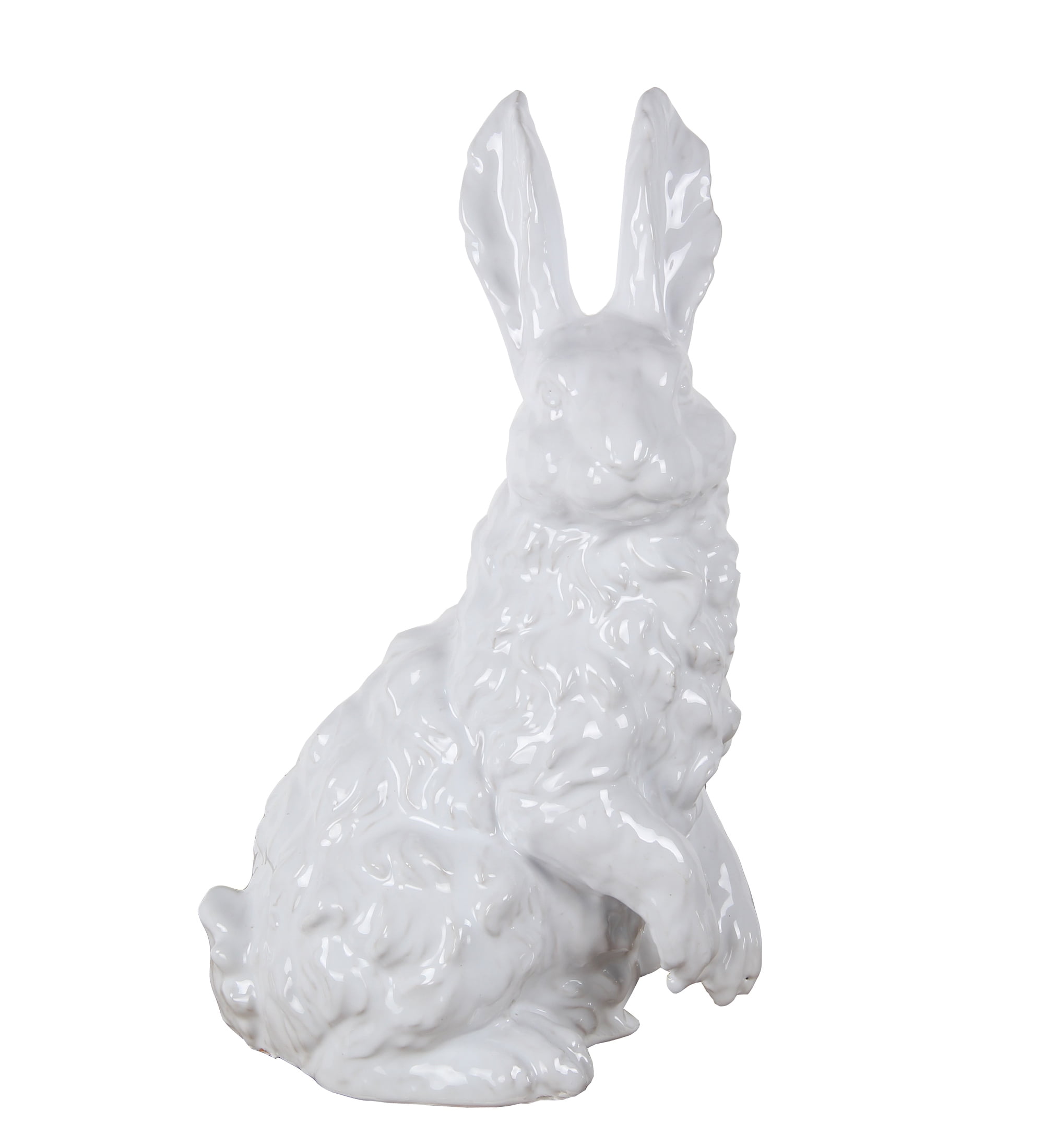 Privilege Traditional White Ceramic Rabbit 20321