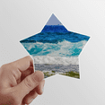 thumbnail image 1 of Beach Sea Wave Science Nature Picture Star Sticker Paster Vinyl Car Tags Decoration Decal, 1 of 3