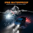thumbnail image 2 of 2Pcs 9005 HB3 White 6000K LED Daytime Running Light DRL Bulbs For Toyota 4Runner, 2 of 8