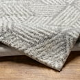 thumbnail image 3 of Mark&Day Area Rugs, 6x9 Brooke Modern Shag Light Gray Area Rug, Ivory Grey Carpet for Living Room, Bedroom or Kitchen (6'7" x 9'), 3 of 5