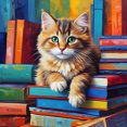 thumbnail image 1 of 5D DIY Taladro Gato Arte La Pared Artesanal 30x30cm, 1 of 9