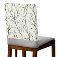 thumbnail image 2 of Branch Flower Chair Covers Set of 6 Bee Bird Chair Back Covers Stretch Removable Washable Slipcovers Protector for Dining Room Kitchen Party Decor, 2 of 5