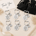 thumbnail image 3 of Teacher Appreciation Gifts Teacher Keychain Thank You Gifts for Women - Perfect Christmas and Valentine's Day Gifts for Teachers Diamond 6Pcs, 3 of 7