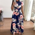 thumbnail image 3 of Robe Maxi pour Femmes Shorts pour Femmes Robe de Soirée Robe à Manches Longues Robe Décontractée à Fleurs Robe Maxi de Soirée pour Dames, 3 of 7