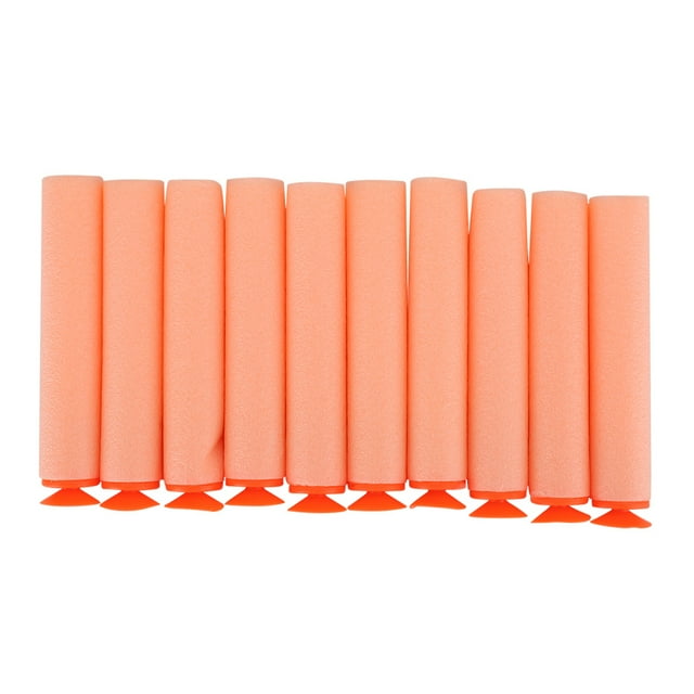 Bala de dardos de espuma de 7,2 cm para pistola de juguete Blaster, paquete de recarga, color naranja