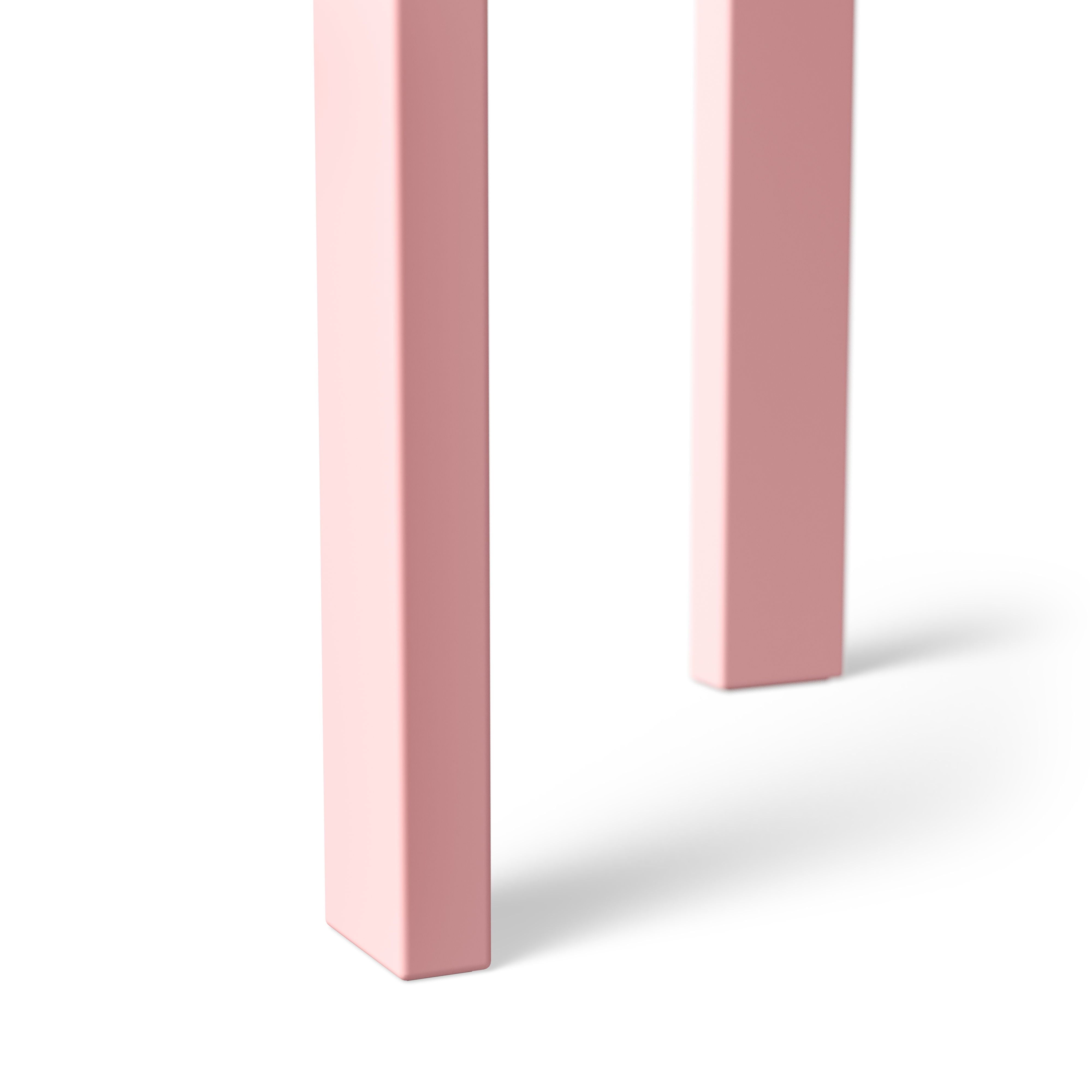 Mainstays Kids Wood Nightstand Side Table, Blushing Rose
