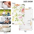 thumbnail image 3 of Dreamtimes Yellow Flower of Hope Cotton Towels Set 2 Pcs Absorbent Hand Towel Face Towels Kitchen Towels Bath Towels for Bathroom Laundry Room Kitchen 16 x 28 Inches, 3 of 7