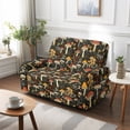 thumbnail image 7 of TSOVTHRID Mushroom Floral Plant Print 6-Piece Loveseat Covers Stretch Reclicer Love Seat Covers with Pockets Loveseat Couch Cover Furniture Protector for 2 Seat Couch Sofa, 7 of 7
