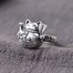 thumbnail image 3 of Anillo de gato con moneda antigua mate vintage puro, anillos para el pulgar para mujer, anillos de compromiso, bodas, regalos de joyería, 3 of 5