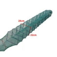 thumbnail image 3 of Fishing Folding Mesh Cage Foldable Cages Fishing Net Fish Crabs Lobsters Traps, 3 of 8