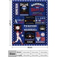 thumbnail image 2 of LHSHID Basketball Baseball Blanket Flannel Soft and Comfortable Anti static Bed Sofa Blanket 40x50in, 2 of 6