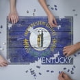 thumbnail image 3 of Rustic Kentucky State Flag (1000 Piece Puzzle, Size 19x27, Challenging Jigsaw Puzzle for Adults and Family, Made in USA), 3 of 4