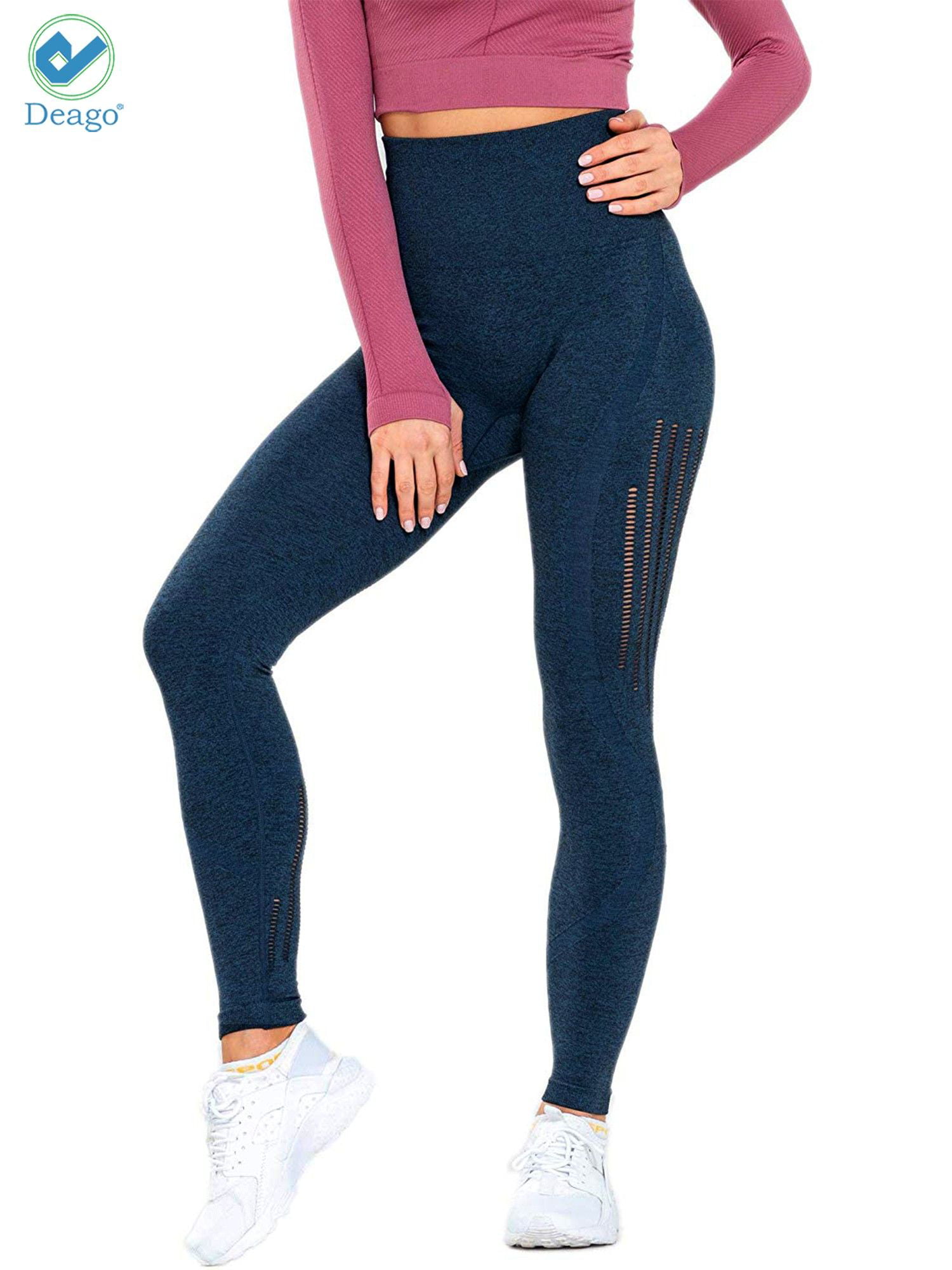 yoga pants seamless stretchy gym wear sport women running tummy control