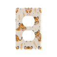 thumbnail image 3 of Switch Panel Switch Decoration 2.76x4.53x0.28 Inches Unused Outlet Cover Switch Plate Wall Plates Living Room Kitchen Bedroom Study Switches Cute Little Tiger Seamless, 3 of 8