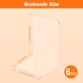 thumbnail image 2 of Sujetalibros Dooiclear, acrílico transparente, 6 unidades, para libros pesados, 2 of 7