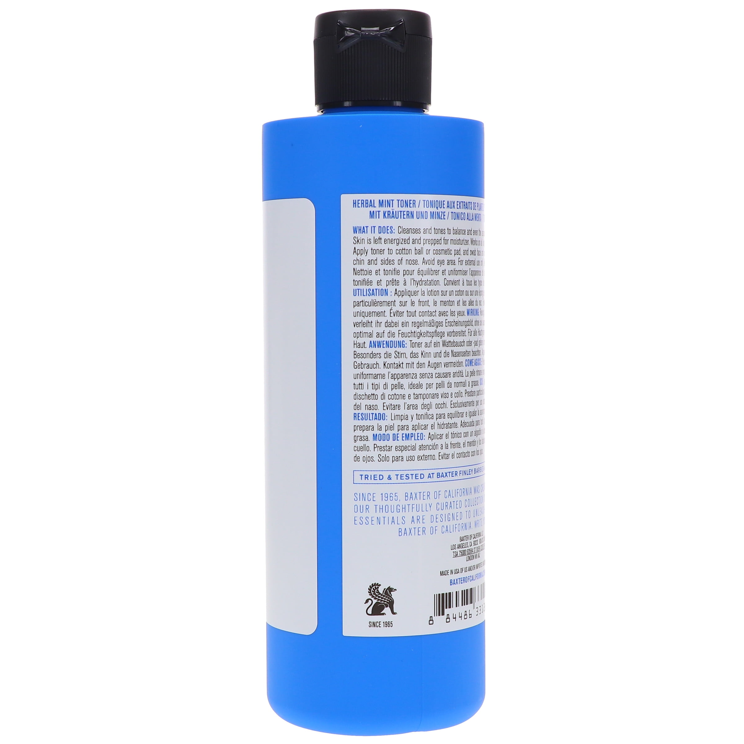 Baxter of California Herbal Mint Toner 8 oz