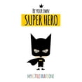 thumbnail image 2 of Ayse 14x18 White Modern Wood Framed Museum Art Print Titled - Superhero One, 2 of 4