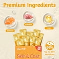 thumbnail image 2 of Just Try Salmon Fish Oil Lickbale Treats, Health Cat Treats for Skin and Coat Support , Interacting with petscat snacks, 0.4oz，20 Count（Chicken, Salmon & Salmon Fish Oil Flavor）, 2 of 7