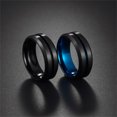 thumbnail image 6 of Metal Rings Fashion Dating Rings Stainless Steel Texture Comfortable Rings for Adding a Touch of Color to Any Outfit, 6 of 8