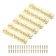 thumbnail image 1 of Uxcell 6-Pack Bisagras de Puerta, 2 5/9in (65mm) Hierro Electrochapado Bisagras de Puerta Interior Plegables de 180° Mini Bisagras con Tornillo [Tono Dorado], 1 of 1