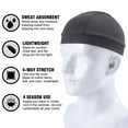 thumbnail image 5 of IC ICLOVER 1/3 Pack Skull Caps for Men Women, Moisture Cooling Breathable Hat Helmet Liner Wicking Beanie Cap for Running, Hiking, Workout, Training, Motorcycle, Workout, Cycling, Riding, 5 of 9