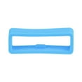thumbnail image 5 of Uxcell 6pack Watch Strap Loop Fastener Rings 26mm Rubber Watch Holder Keeper Light Blue, 5 of 6