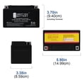 thumbnail image 4 of YTX7A-BS Replacement Battery for EverLast YTX7A-BS + 12V 1Amp Charger, 4 of 6