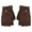 Coffee, variant on Unisex Fingerless Typing Gloves Clearance Winter Coral Plush Thickened Typing Gloves for Women Men Half-Finger Warm Mittens for Writing
