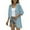 Sky Blue, variant on Dezsed Womens Casual Lightweight Cardigans with Pockets 3/4 Sleeve Open Front Cardigan Soft Long Cardigans Sweater Red XL