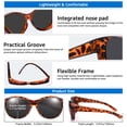 thumbnail image 6 of TINHAO Polarized Fit Over Glasses Sunglasses for Women UV Protection, Trendy Oversized Cat Eye Sunglasses for Driving Riding, 6 of 7