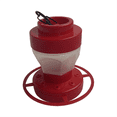 thumbnail image 1 of 1pcs Bird Feeders for Outdoors- Bee Proof Circular W/ 8 Ports, 1 of 6