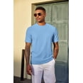 thumbnail image 2 of COOFANDY Men' T-Shirt Short Sleeve Crew Neck Textured Shirts Classic Knit Pullover Tees, 2 of 6