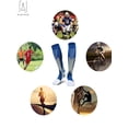 thumbnail image 2 of Gustave 2 Pairs Compression Socks for Men Women 20-30mmHg BEST Medical Sport Nursing Varicose knee high Socks Athletic Socks for Marathon,Soccer,Travel & Flight "Blue,XXL", 2 of 10