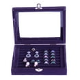 thumbnail image 4 of OUSITAID Jewelry Ring Jewellery Display Storage Box Jewelry Holder Storage Organizer (Purple), 4 of 7