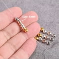 thumbnail image 3 of EOEMY 50Pcs Rondelle 5mm 6mm Gold/Silver/Rose Gold Brass Metal Loose Spacer Beads-Dark Silver-6X3mm, 3 of 4