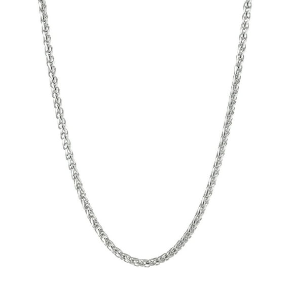 Stainless Steel Wheat Chain Necklace 20 Inch