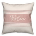 thumbnail image 2 of Creative Products Relax Linen Pink 20 x 20 Indoor / Outdoor Pillow, 2 of 3