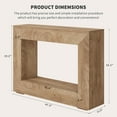 thumbnail image 3 of Royalbelle Table Console Rustique Naturelle pour Entrée, Table d'Appoint en Bois pour Sofa, 3 of 7