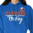 thumbnail image 3 of Women's G-III 4Her by Carl Banks Royal New York Islanders  Team Sport Tri-Blend Fleece Hoodie, 3 of 3