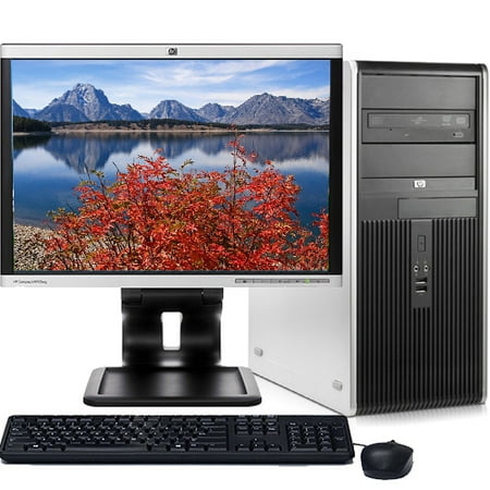 Hp Desktop Computer Tower Windows 10 Intel 2 13ghz Processor 4gb Ram Hp Desktop Computer Tower Windows 10 Intel 2 13ghz Processor 4gb Ram 160gb Hard Drive Dvd Wifi With A 17 Lcd Keyboard And Mouse Refurbished Com