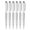 White Crystal, variant on BIMZUC 6Pcs Ball Point Pen Set with Colorful Crystal Stone Replaceable Refill Multi Purpose Ink Pens for Study Office Business Reiki Healing 5.91 inches / 15 cm
