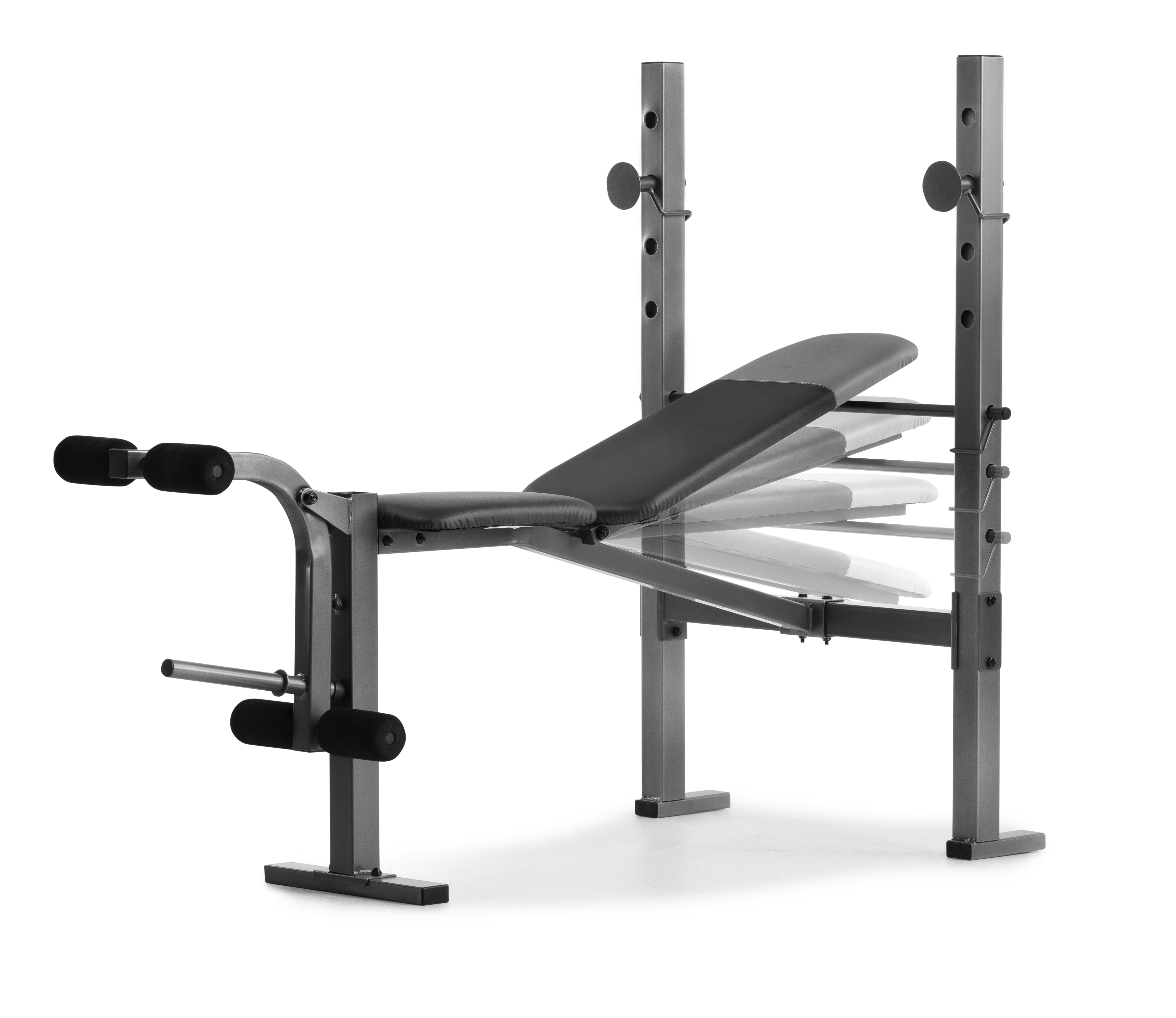 Schande rustig aan capaciteit Gold's Gym XR 6.1 Multi-Position Weight Bench with Leg Developer -  Walmart.com