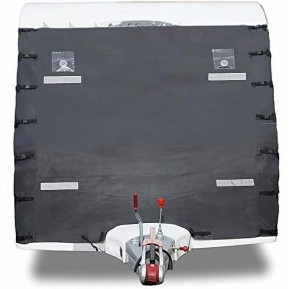 86 x 69 inch Waterproof Universal Caravan Front Towing Cover, with UV Resistant Silver Coating, LED Lights and Reflective, Stone Chips Protection for RV, Caravan$$Vehicle Parts & Accessories