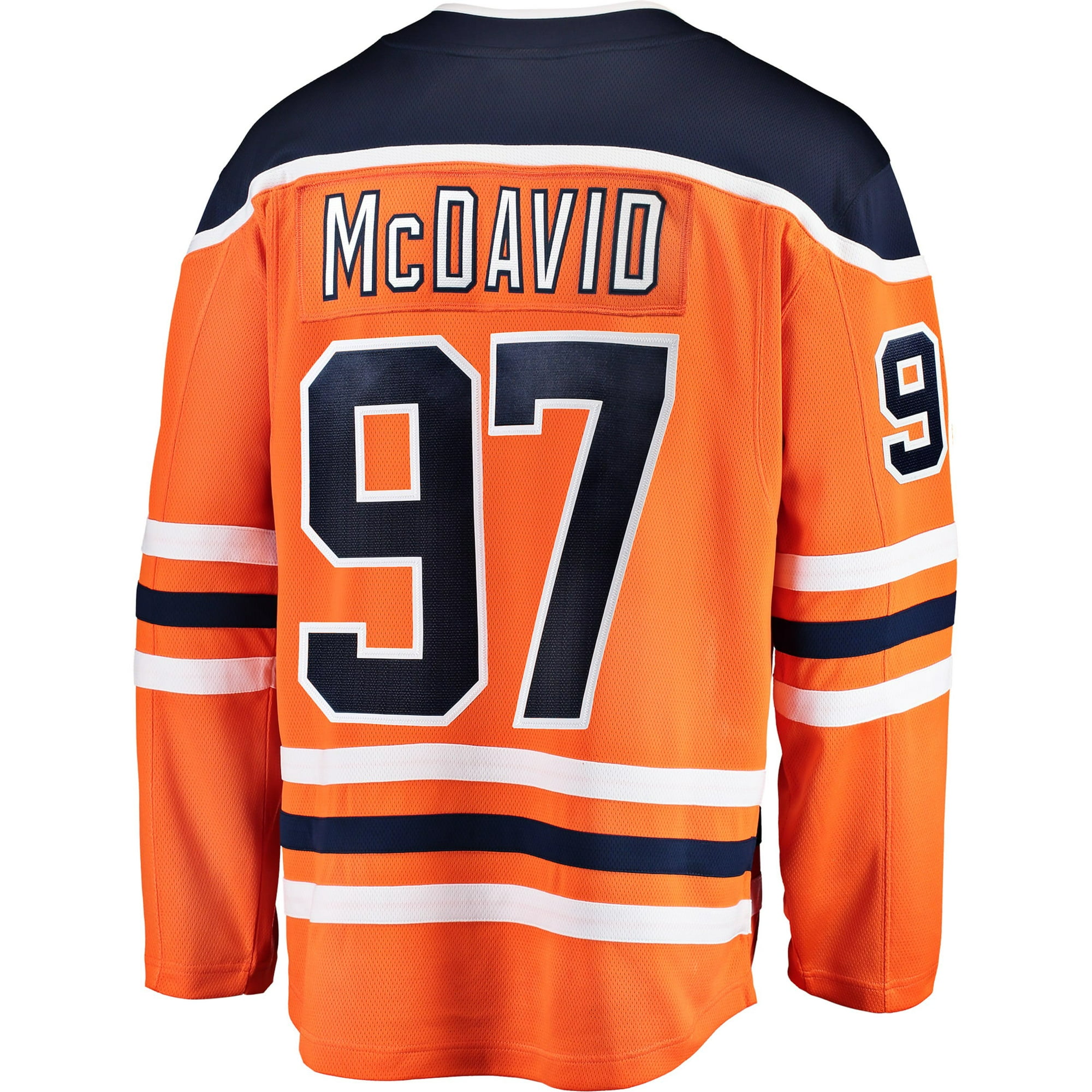 NEW! Connor McDavid Edmonton Oilers Fanatics Breakaway NHL Hockey Jersey  Large