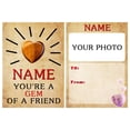 thumbnail image 1 of Customized Valentines Day Gifts for Kids Holiday Greeting Cards Name Photo Texts N6C1, 1 of 8