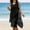 Black, variant on Dolkfu Mid-Length Womens Summer&Fall Dresses Refined Sleeveless Black Crew Neck Bodycon Dresses Slim Chiffon Retro Vintage Solid Dresses Black,L