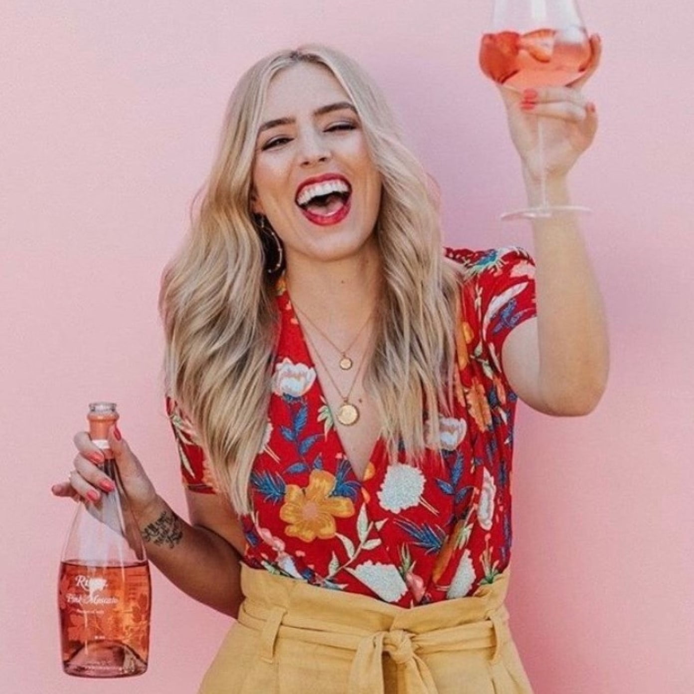 Risata, Sparkling Ros√© Wine, 750ml, Pink Moscato with Fruit