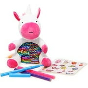 Grafix Doodle Belly Buddy Unicorn Plush