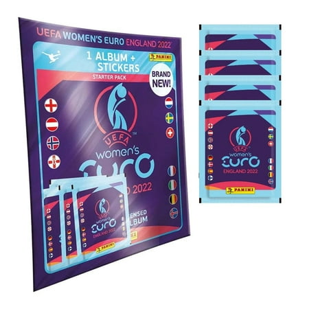 2022 Panini UEFA Women's Euro Stickers - Mega Starter Pack (Album + 51 Stickers)